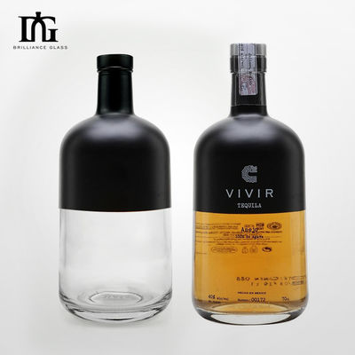 Brandy-Glasflasche 500 ml Quadratförmiger Spirituosen-Dekanter für Whisky Gin Wodka Wohnkultur
