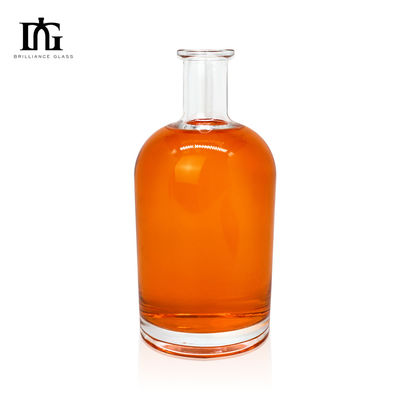 TJ028 750 ml Super Flint Transparente Wodka Alkohol Alkohol Glasflasche