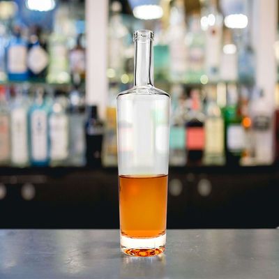 700 ml klare Glasflasche für Alkohol Whisky Tequila Xo Spirituosen Wodka Gin Rum Brandy