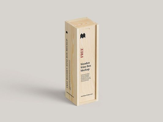 Einfach Leder Rotwein Set Flasche Verpackung Papierbox für benutzerdefinierte Holz Wein Geschenkbox