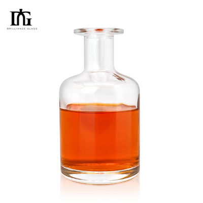 Glasflasche mit individueller Kapazität für Spirituosen Tequila Wodka Brandy Whisky Rum Gin Likör 500 ml/700 ml/750 ml