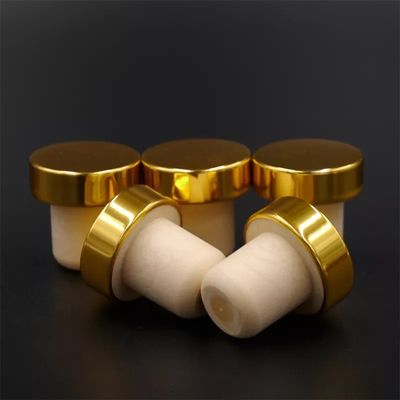 Aluminiumflaschenkappe für Glasflaschen Olivenöl Bier Whisky Wein Spirituosen Deckel Holz