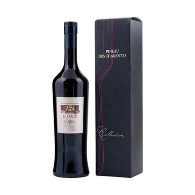 Zusammengestellte Form Gravierten Doppel Rotwein Verpackungskiste Leder Pu für Handwerk