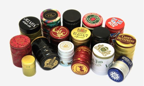 Kunststoff-Aluminium-PVC-Wärmeschrumpffilm für runden Whisky-Flasche