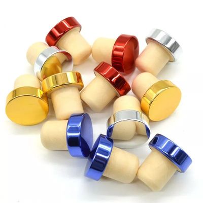 14mm 19mm 22,5mm T-Top-Form Naturholz Kork-Weinflaschenverschlüsse mit individuellem Logo