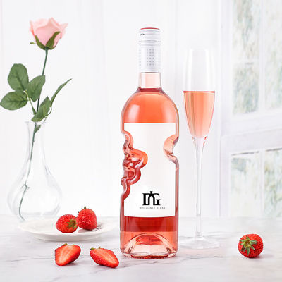 750 ml klare leere Glasflasche für Brandy und Liköre