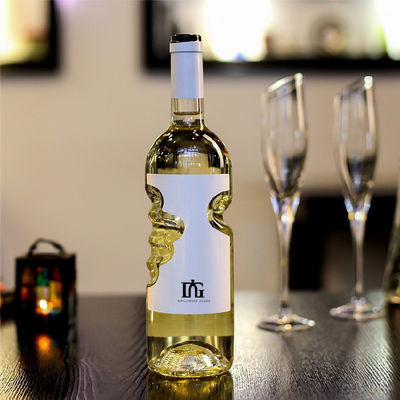 750 ml klare leere Glasflasche für Brandy und Liköre