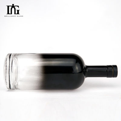 Leere 700 ml Glasflasche mit Halbspray für Whisky Brandy Wodka Gin Rum Likör und Wein