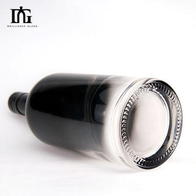 Leere 700 ml Glasflasche mit Halbspray für Whisky Brandy Wodka Gin Rum Likör und Wein