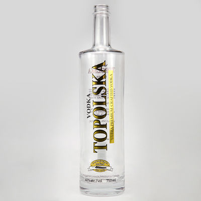 750 ml 700 ml Chicago Style Glas Weinflasche mit Holzkorkkappe und individuellem Logo