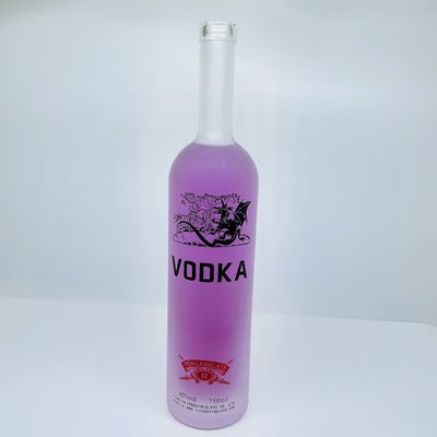 200 ml 375 ml 500 ml 750 ml 1000 ml runde Glasflasche mit Korkdeckel und kundenspezifischem Design