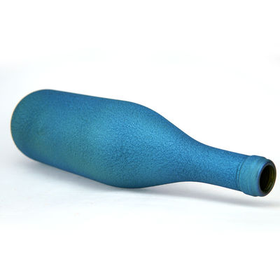 Custom Matte Farbe Glas Weinflasche 750ml 50cl 75cl für rundes Eis Vodka Likör
