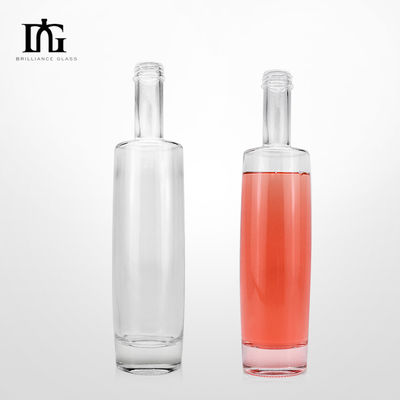 700 ml Glasflaschen für alkoholische Getränke mit langem Hals und anpassbaren Behältern