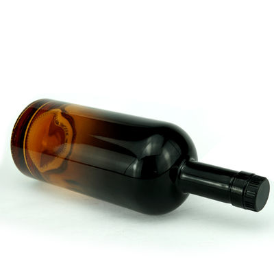 700 ml Liquor Glasflasche für Getränke Industriegetränke Transparent Bernstein Schwarz