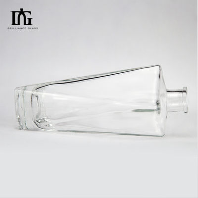 700 ml eigene, quadratische Super-Flint-Glas-Flasche für Whisky, Wodka und Tequila