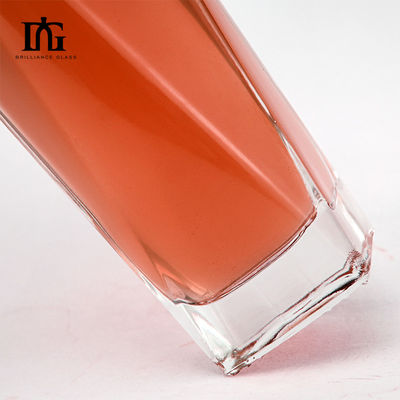 700 ml eigene, quadratische Super-Flint-Glas-Flasche für Whisky, Wodka und Tequila