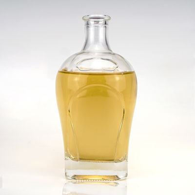 700 ml/750 ml Glasflasche mit Deckel für individuelle Gravierungen und Marken