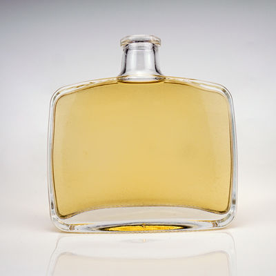 High Flint Square Clear 500 ml Glas Wodka Gin Rum Tequila Flasche für OEM/ODM