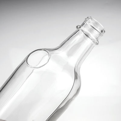Flasche aus klarem Glas mit Schraubverschluss 500 ml/750 ml/1L