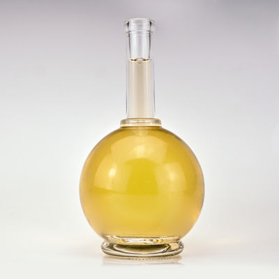 Custom Big Belly Rundform 50cl Weinglasflasche 500ml für Liköre und Getränke