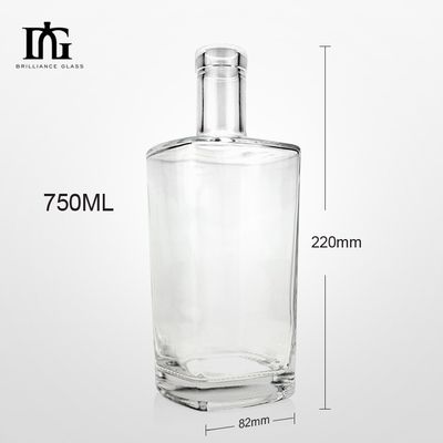 Kappe Korkenschraube Beide 750 ml Glas Flasche Alkohol für Whisky Gin Wodka Spirituosen Wein