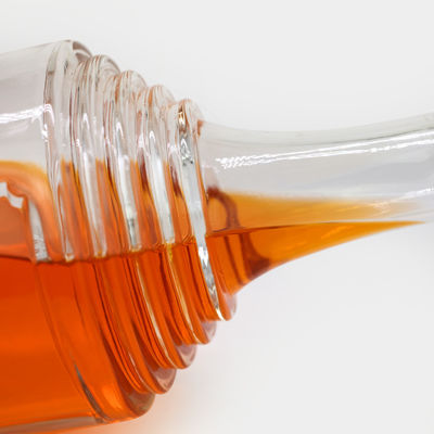 Einzigartige Glasflasche für Rum, Whisky, Wodka und Kork