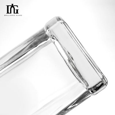 700 ml 500 ml Quadratglasflasche für Whisky Wodka Likör akzeptabel Kundenlogo