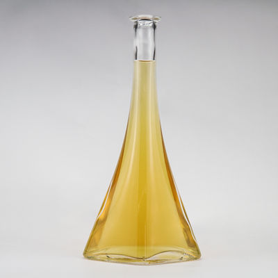 Whisky Wodka Rum Brandy CORK Glasflasche mit einfacher Halteform und Versiegelung