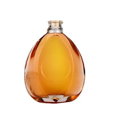 Top Fashion 700ml 1000ml 1L Glasflasche für Wodka Spirituosen Liquor Basismaterial Glas