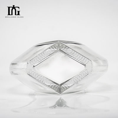Top Fashion 700ml 1000ml 1L Glasflasche für Wodka Spirituosen Liquor Basismaterial Glas