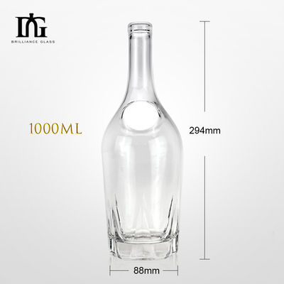 Glasflasche für Wodka Whisky Brandy Rum Likör Exquisites Design und Funktionalität