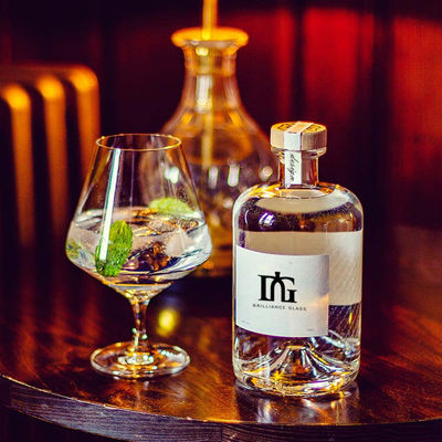500 ml 700 ml 750 ml Glasflaschen in runder Form für Tequila Pacho
