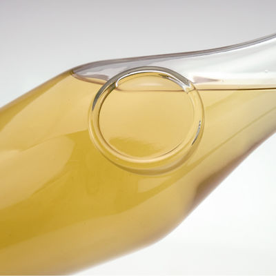 Alkohol und Getränke 700 ml Korkkappe Transparente Glasflasche für Brandy Wodka Spirit