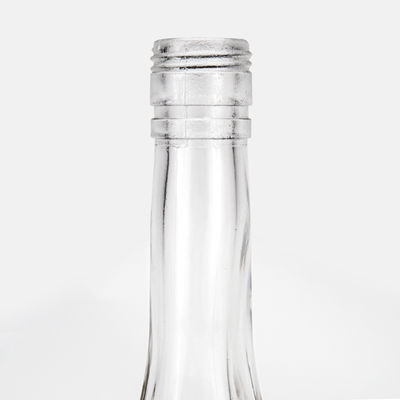Wodka 500 ml Blauglas Whisky Spirituosenflasche mit Korken und Schraubhaube