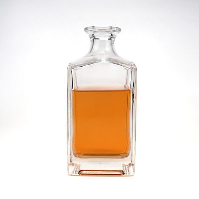 Kappe Korkenschraube Beide 750 ml Quadratform Glas Gin Whiskey Liquor Flasche für die Apotheke