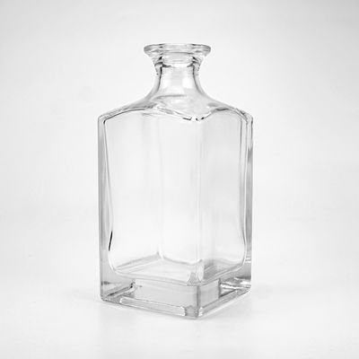 Kappe Korkenschraube Beide 750 ml Quadratform Glas Gin Whiskey Liquor Flasche für die Apotheke
