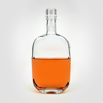 Warmstempel 500 ml leere Quadrat Schulter Glas Wodka Flasche mit Schraubkappe für Liköre