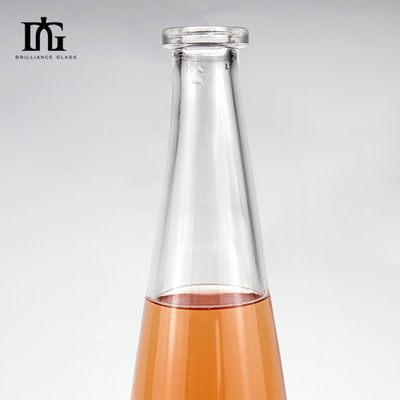 750 ml 1000 ml Rum Whisky Gin Tequila Brandy Liköre Getränke Glasflasche mit Korkkappe