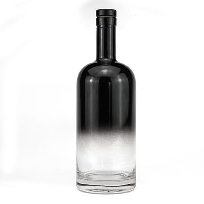 700 ml 750 ml 1000 ml Sprühmalerei Korkkopf Super Flint Wein Spirituosen Glasflasche