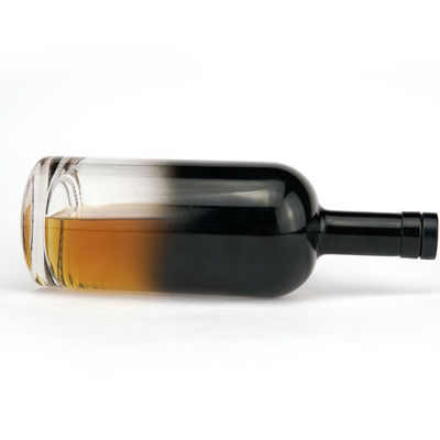700 ml 750 ml 1000 ml Sprühmalerei Korkkopf Super Flint Wein Spirituosen Glasflasche