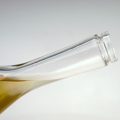 500 ml Langhalsglasflasche für Gin Whiskey Rum Spirituosen Versiegelung Korken