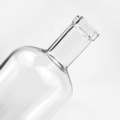 Customized Logo 300ml 500ml 700ml 750ml Glasflasche für Wodka Whisky Liquor Brandy