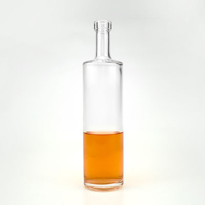 Klares Matte Schwarzes Glas Alkoholflasche 750 ml Nordischer Gin Whisky Wodka Liköre und Getränke