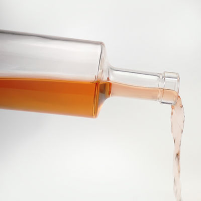 Klares Matte Schwarzes Glas Alkoholflasche 750 ml Nordischer Gin Whisky Wodka Liköre und Getränke