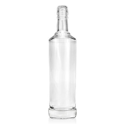 Gravierende Oberfläche Handhabung Glasflasche für Saft Wein Rum Kapazität 500 ml/700 ml/750 ml