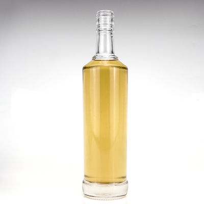 Gravierende Oberfläche Handhabung Glasflasche für Saft Wein Rum Kapazität 500 ml/700 ml/750 ml