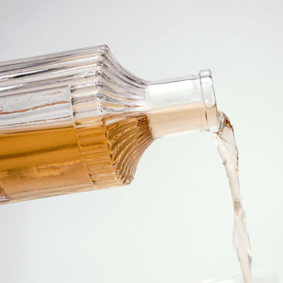Grundmaterial Glas 250 ml Gravierflasche für Wodka Gin Tequila Rum Whisky Likör