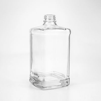 Akzeptables Kunden-Logo Glas-Spirit-Rum-Flasche 500 ml 750 ml Schraubkappe Versiegelung