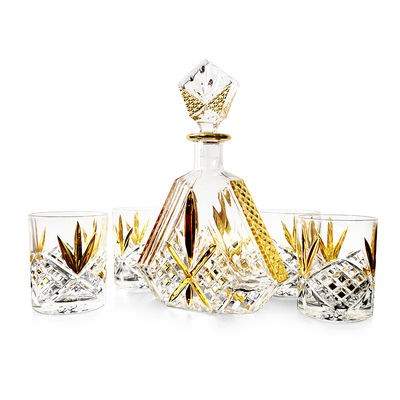 650 ml/700 ml/750 ml Glas Brandy Flaschen mit Fassungsvermögen und Glaskork