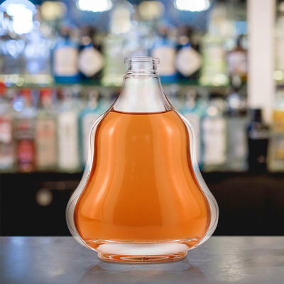 500 ml klare Glasflasche für Wodka Brandy Whisky